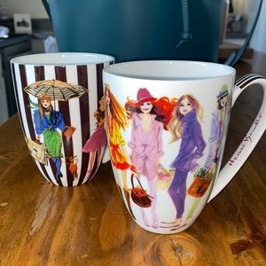 Henri Bendel China mugs